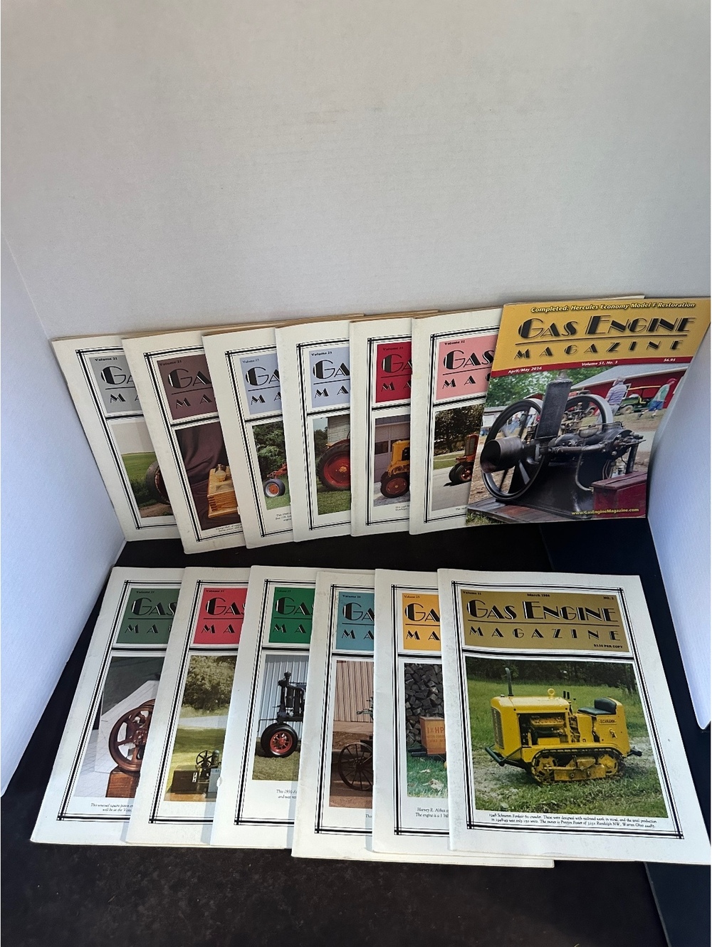 Vintage Gas Engine Magazine Lot 13 Issues 1986-2016 Tractors Engines